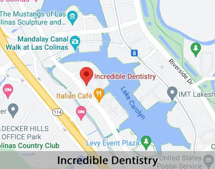 Map image for Dental Center in Irving, TX